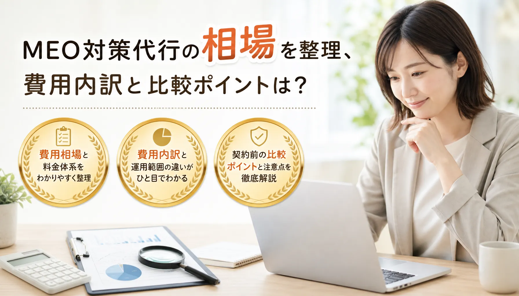meo対策代行の相場を整理、費用内訳と比較ポイントは?